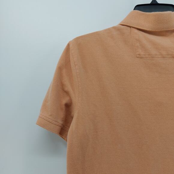 Banana Republic Orange Polo Shirt Mens Logo Mammoth Sz Small - Picture 11 of 16